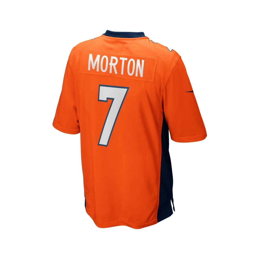 Mens Denver Broncos Craig Morton Orange Game Retired Player Jersey