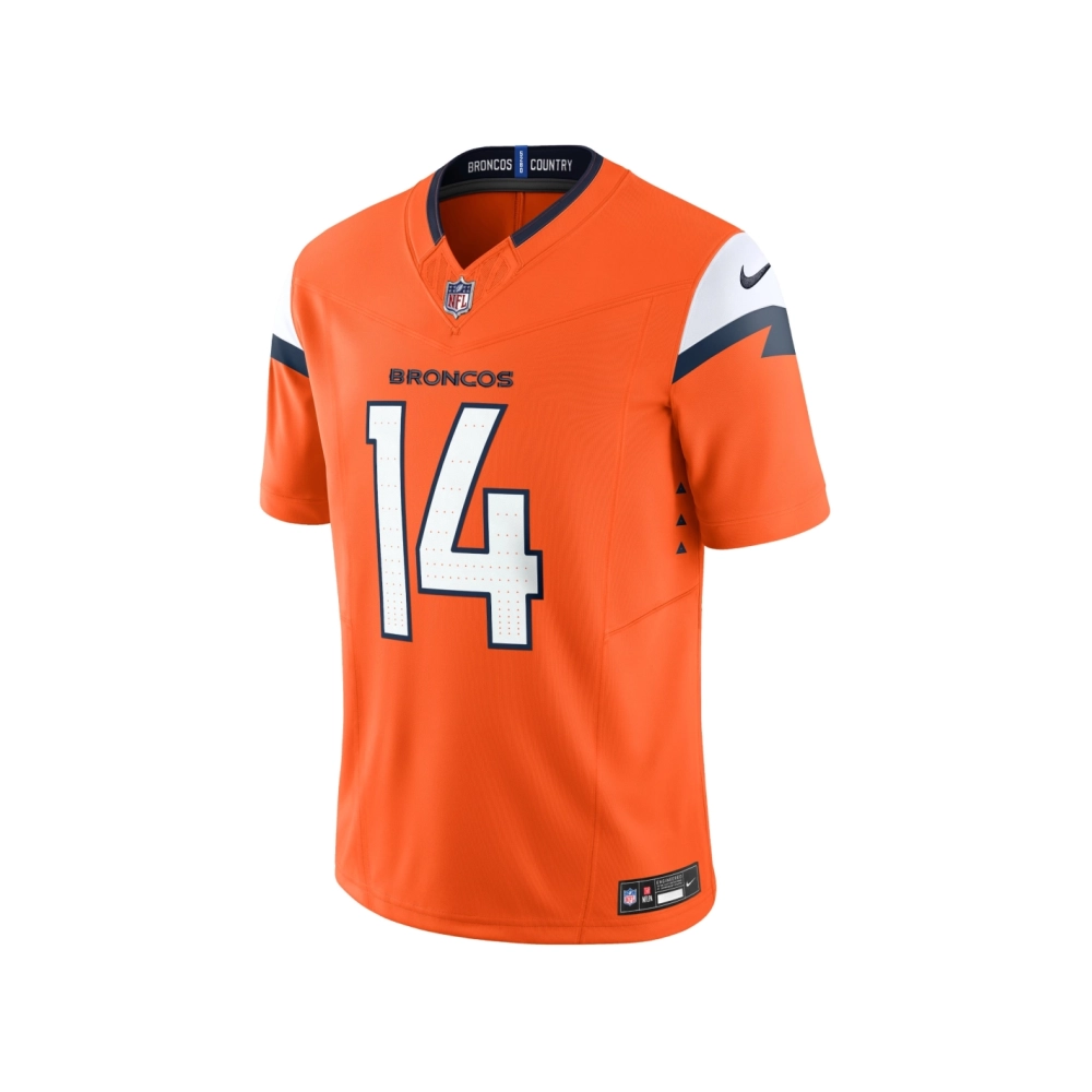 Mens Denver Broncos Courtland Sutton Orange Mile High Collection Vapor F.U.S.E. Limited Jersey