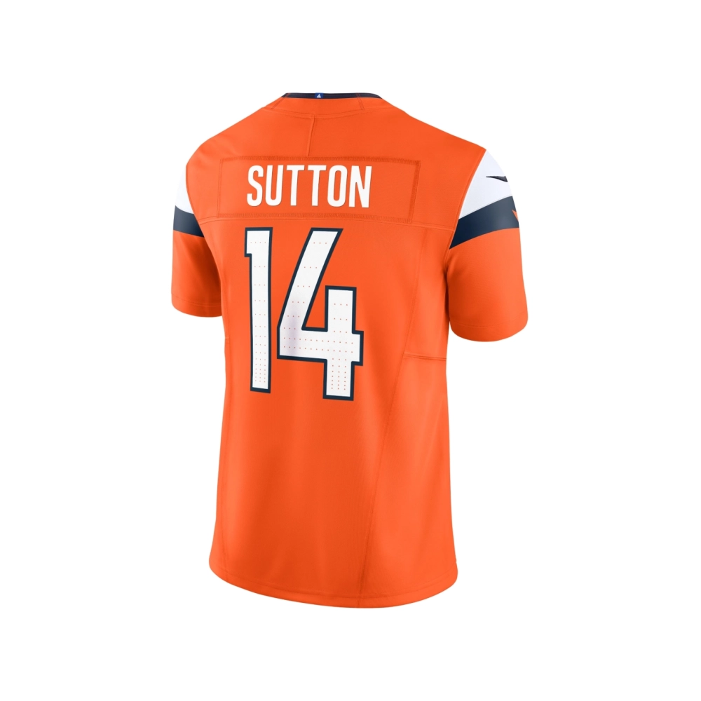 Mens Denver Broncos Courtland Sutton Orange Mile High Collection Vapor F.U.S.E. Limited Jersey