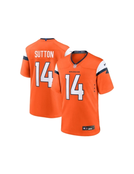 Mens Denver Broncos Courtland Sutton Orange Mile High Collection Game Jersey