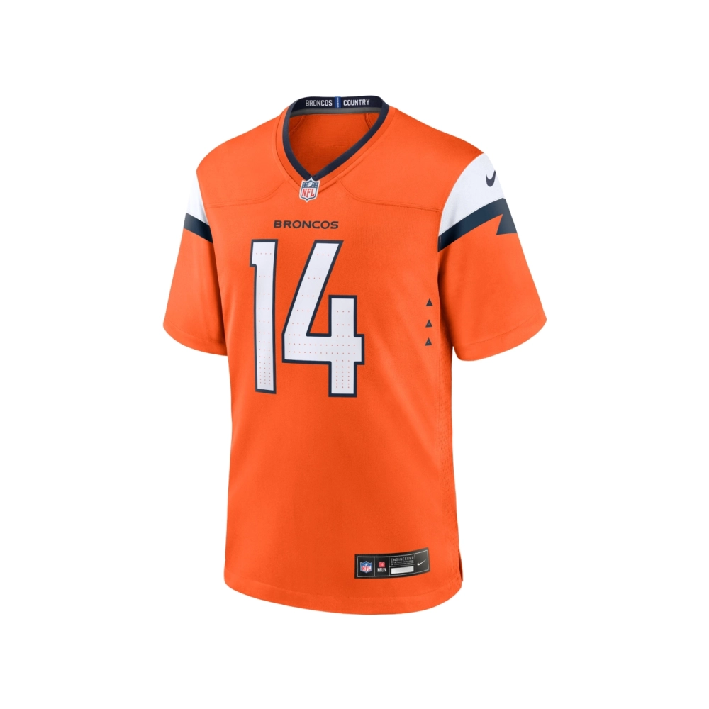Mens Denver Broncos Courtland Sutton Orange Mile High Collection Game Jersey