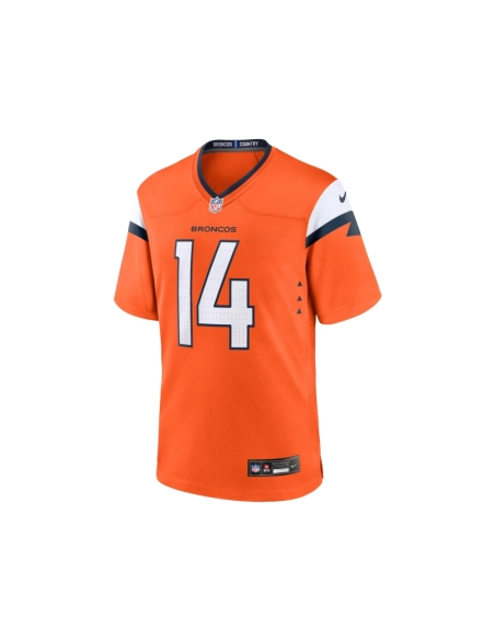 Mens Denver Broncos Courtland Sutton Orange Mile High Collection Game Jersey
