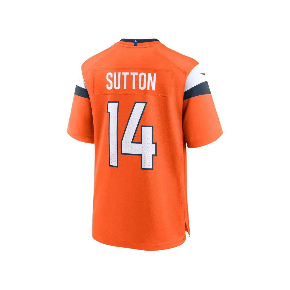 Mens Denver Broncos Courtland Sutton Orange Mile High Collection Game Jersey