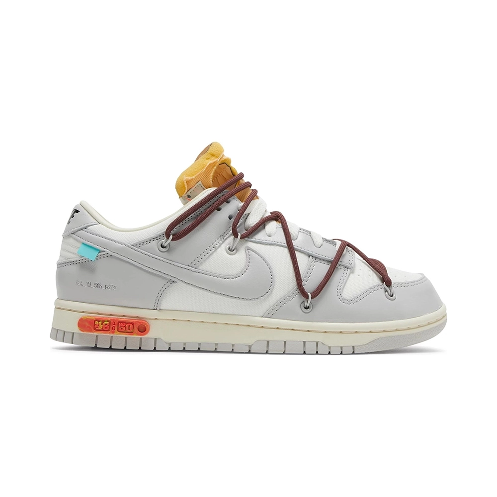 OffWhite x Dunk Low Lot 46 of 50,Dunk SB,NIKE SHOES Reps