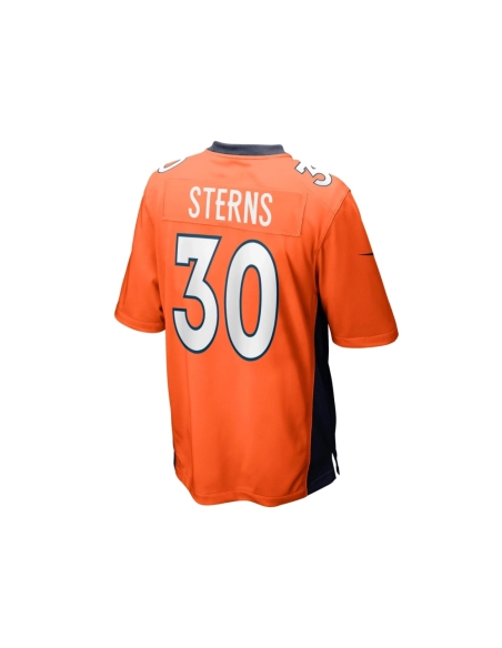 Mens Denver Broncos Caden Sterns Orange Game Jersey