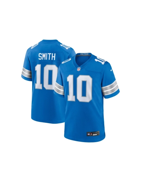 Mens Detroit Lions TreQuan Smith Blue Game Jersey