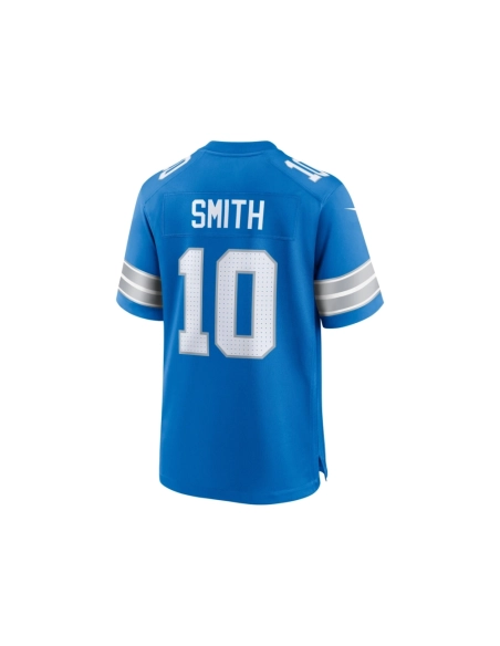 Mens Detroit Lions TreQuan Smith Blue Game Jersey