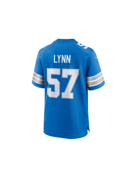 Mens Detroit Lions Nate Lynn Blue Game Jersey