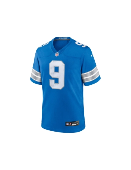Mens Detroit Lions Jameson Williams Blue Game Jersey
