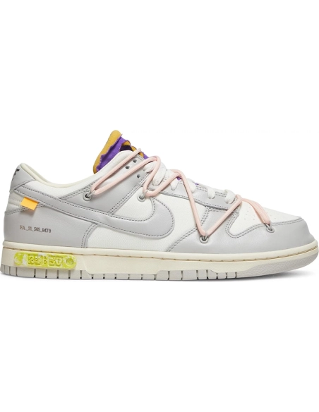 OffWhite x Dunk Low Lot 24 of 50,Dunk SB,NIKE SHOES Reps