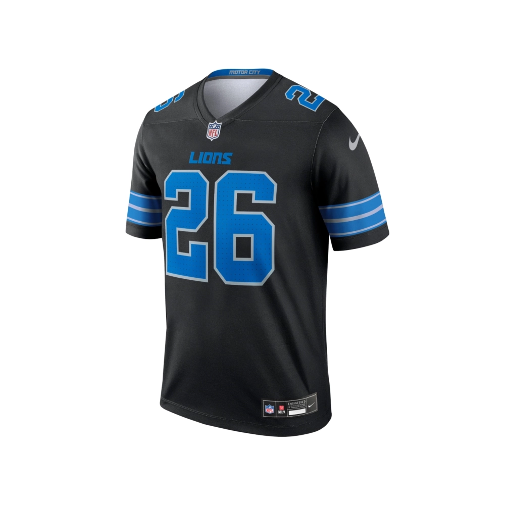 Mens Detroit Lions Jahmyr Gibbs Black Legend Jersey