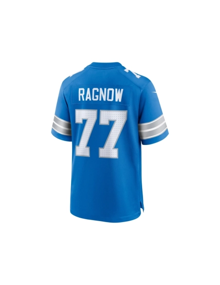 Mens Detroit Lions Frank Ragnow Blue Team Game Jersey