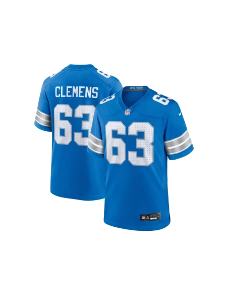 Mens Detroit Lions Duke Clemens Blue Game Jersey