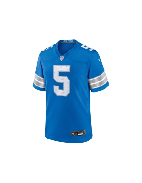 Mens Detroit Lions David Montgomery Blue Game Jersey
