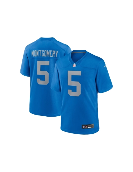Mens Detroit Lions David Montgomery Blue Alternate Game Jersey