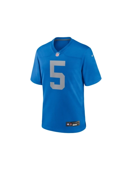 Mens Detroit Lions David Montgomery Blue Alternate Game Jersey