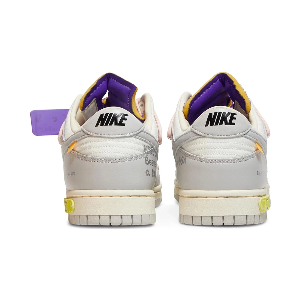 OffWhite x Dunk Low Lot 24 of 50,Dunk SB,NIKE SHOES Reps