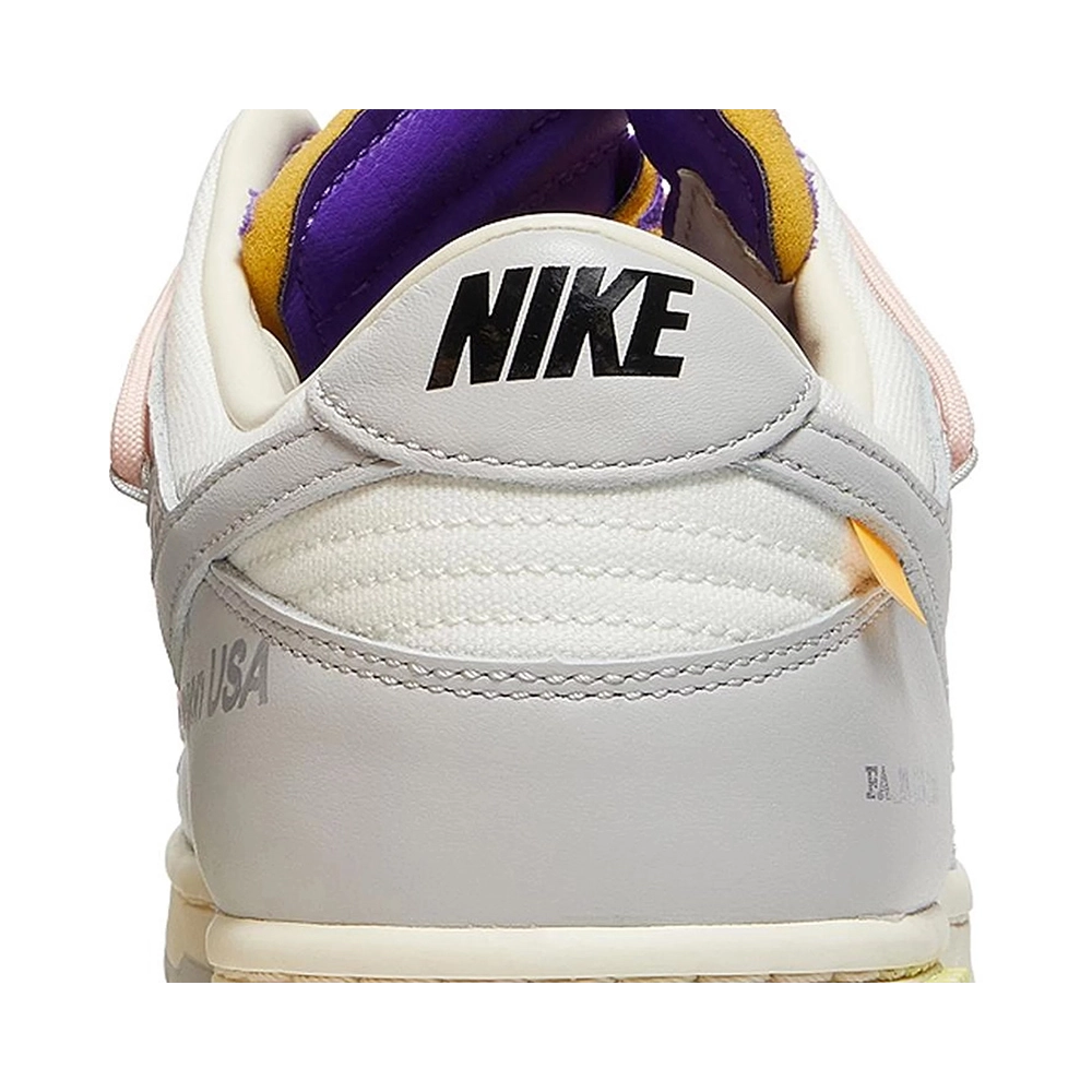 OffWhite x Dunk Low Lot 24 of 50,Dunk SB,NIKE SHOES Reps