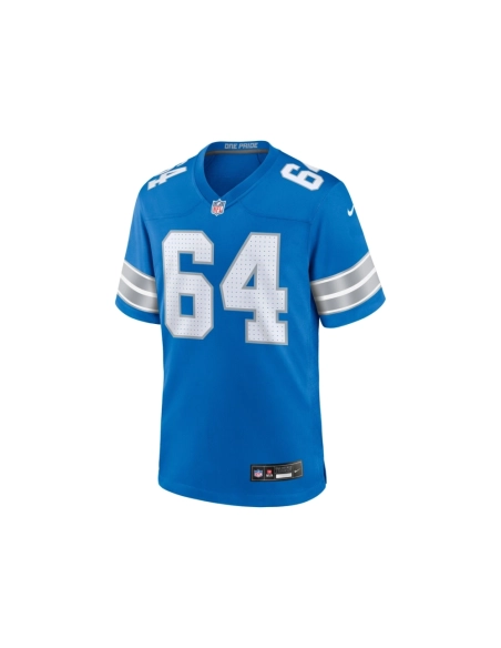 Mens Detroit Lions Bryan Hudson Blue Game Jersey