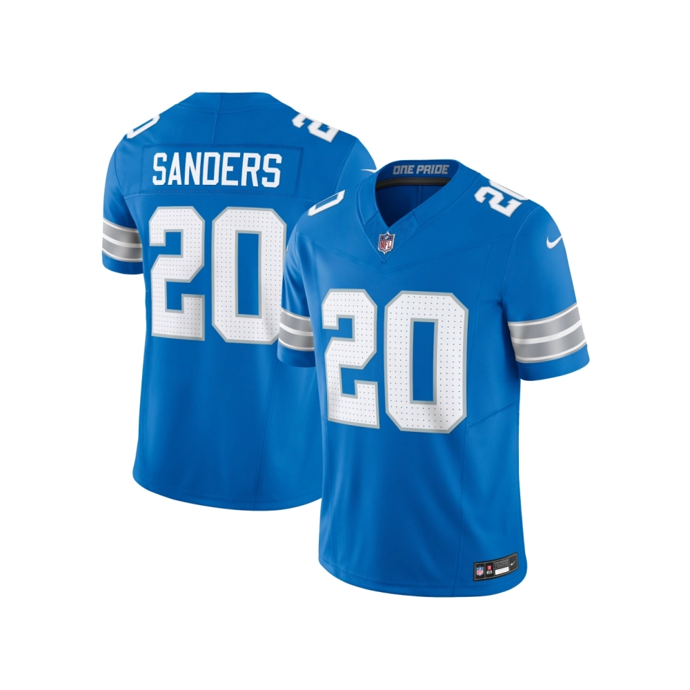 Mens Detroit Lions Barry Sanders Blue Vapor F.U.S.E. Limited Jersey
