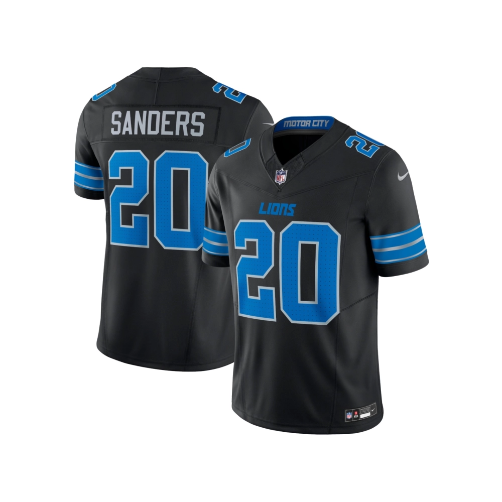 Mens Detroit Lions Barry Sanders Black 2nd Alternate Vapor F.U.S.E. Limited Jersey