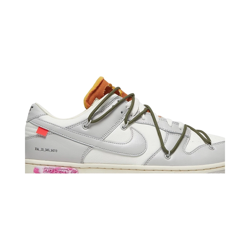 OffWhite x Dunk Low Lot 22 of 50,Dunk SB,NIKE SHOES Reps