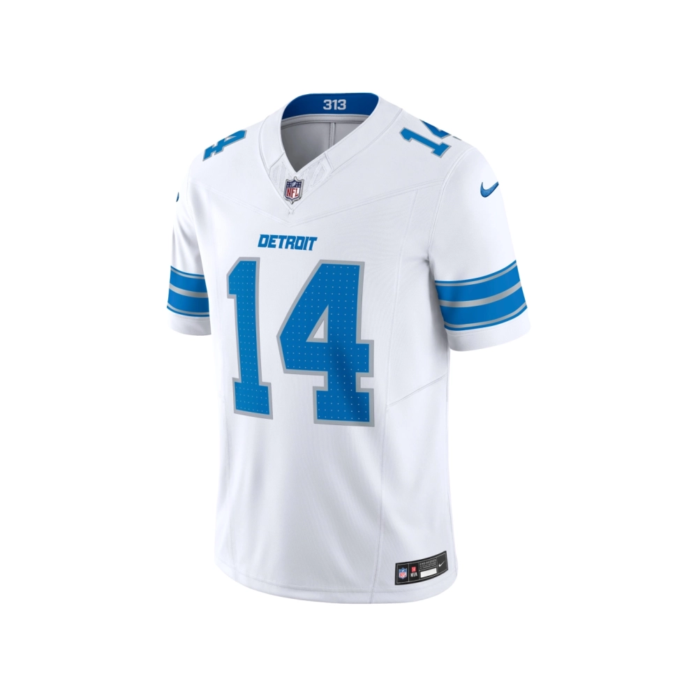 Mens Detroit Lions Amon-Ra St. Brown White Vapor F.U.S.E. Limited Jersey