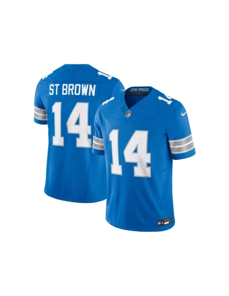 Mens Detroit Lions Amon-Ra St. Brown Blue Vapor F.U.S.E. Limited Jersey