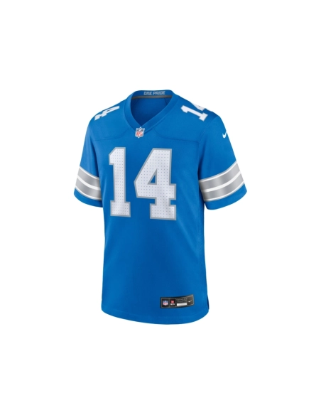 Mens Detroit Lions Amon-Ra St. Brown Blue Game Jersey
