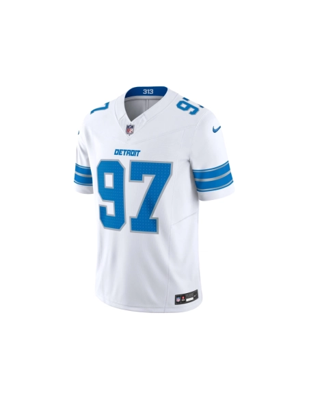 Mens Detroit Lions Aidan Hutchinson White Vapor F.U.S.E. Limited Jersey