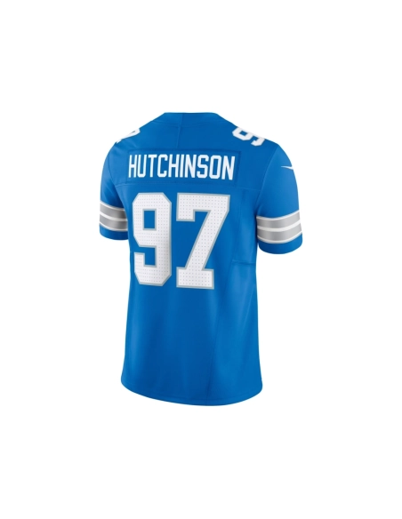 Mens Detroit Lions Aidan Hutchinson Blue Vapor F.U.S.E. Limited Jersey