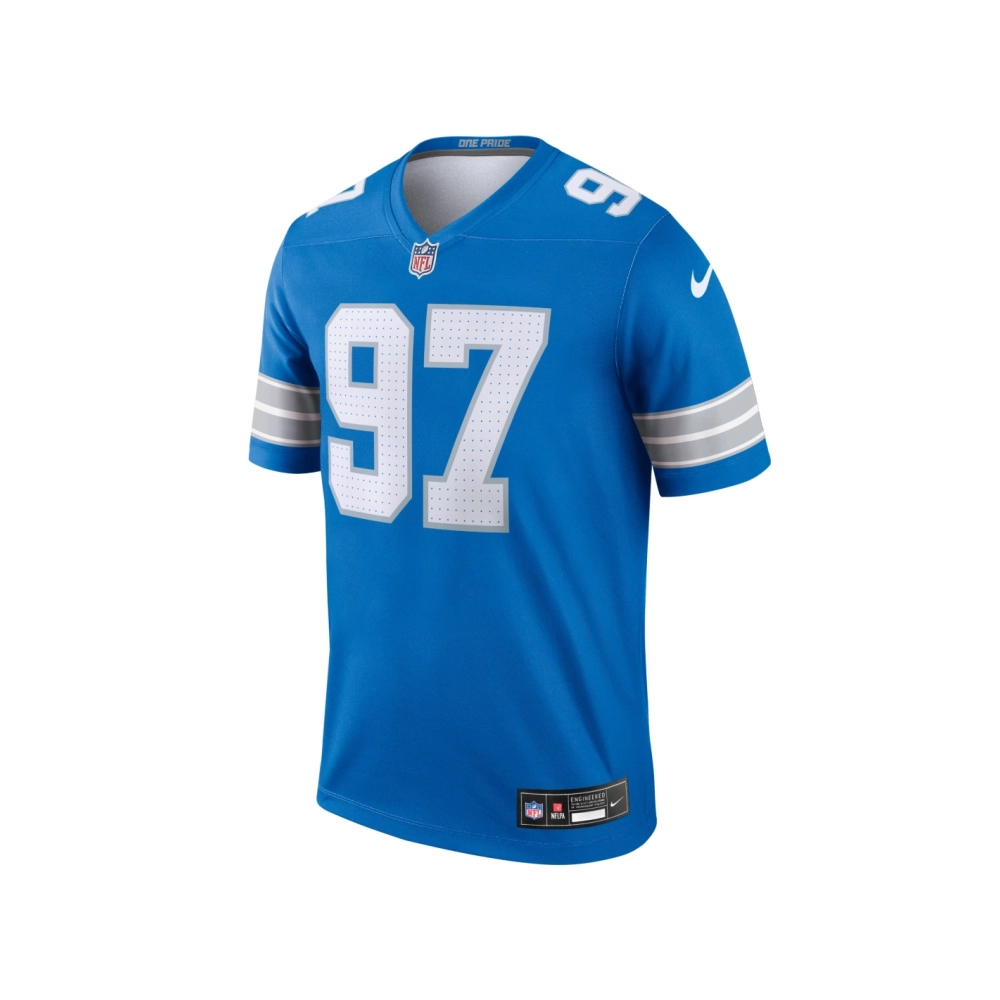 Mens Detroit Lions Aidan Hutchinson Blue Legend Jersey