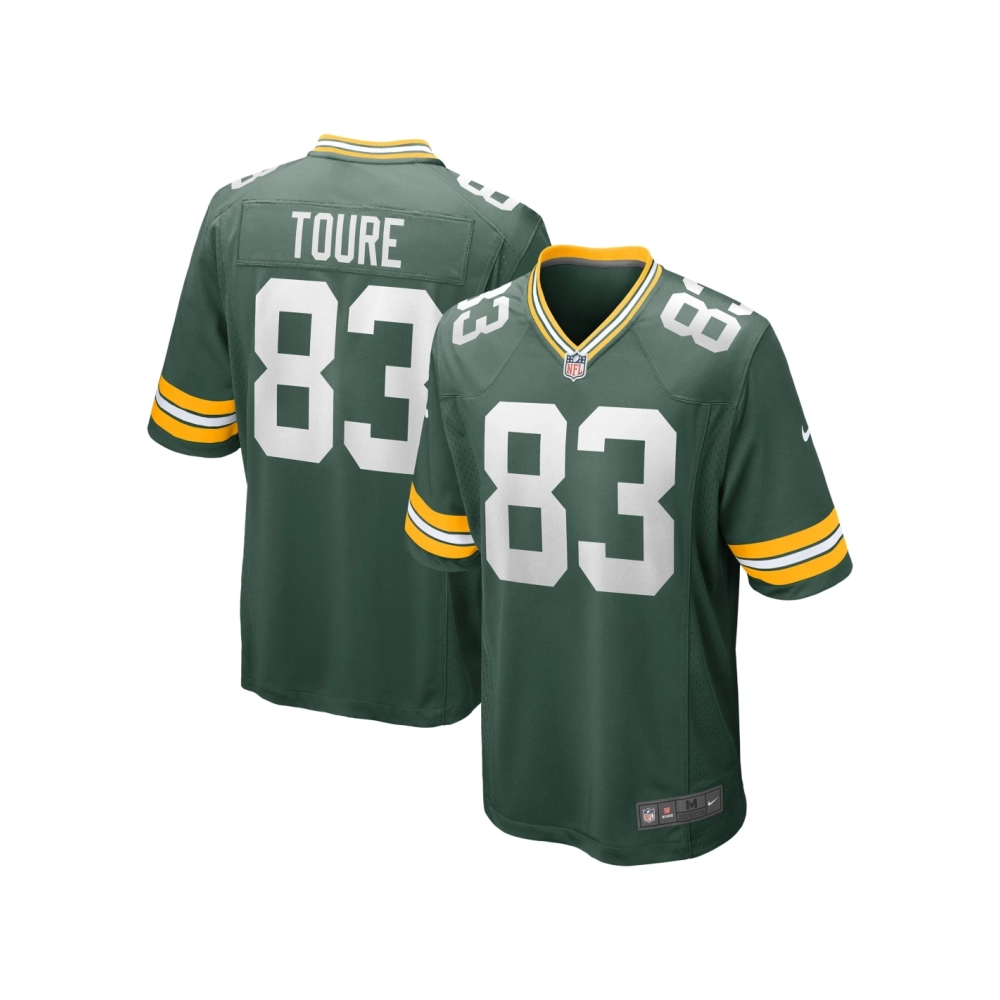 Mens Green Bay Packers Samori Toure Green Game Player Jersey