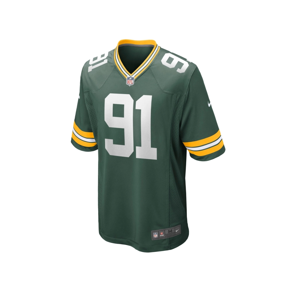 Mens Green Bay Packers Preston Smith Green Game Jersey