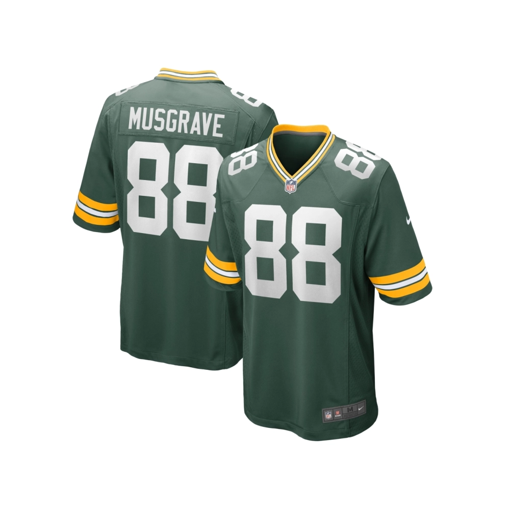 Mens Green Bay Packers Luke Musgrave Green Game Jersey