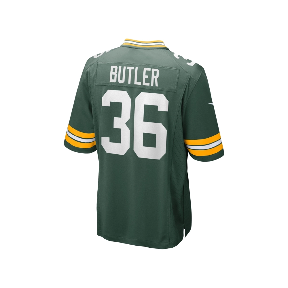 Mens Green Bay Packers LeRoy Butler Green Retired Player Game Jersey