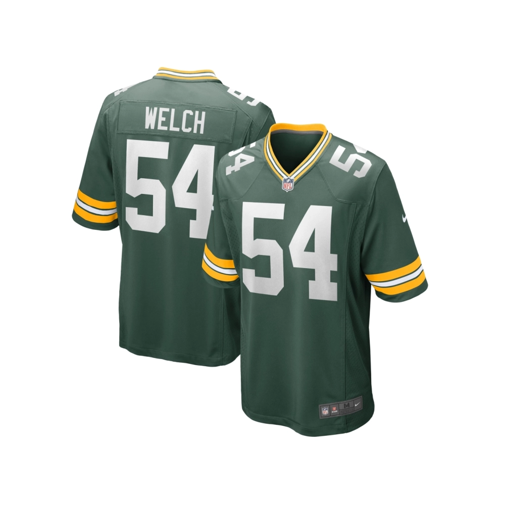 Mens Green Bay Packers Kristian Welch Green Team Game Jersey