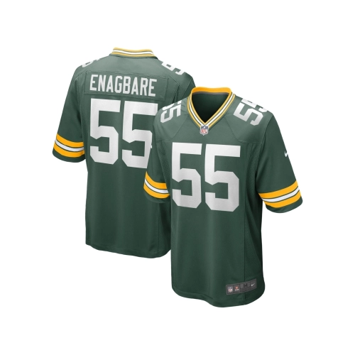 Mens Green Bay Packers Kingsley Enagbare Green Game Player Jersey