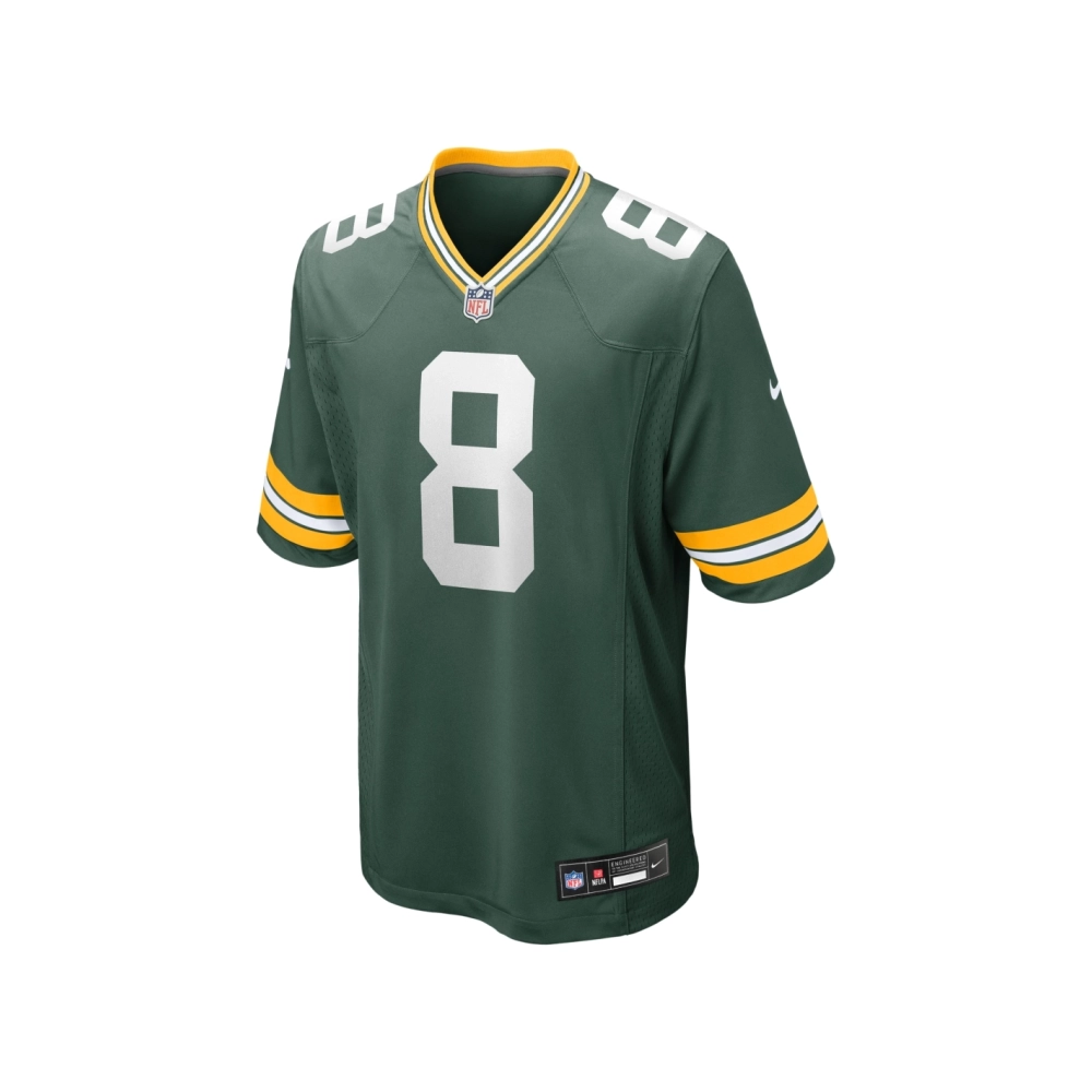 Mens Green Bay Packers Josh Jacobs Green Team Game Jersey