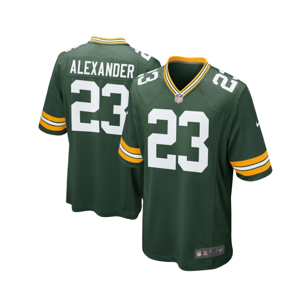 Mens Green Bay Packers Jaire Alexander Green Game Player Jersey