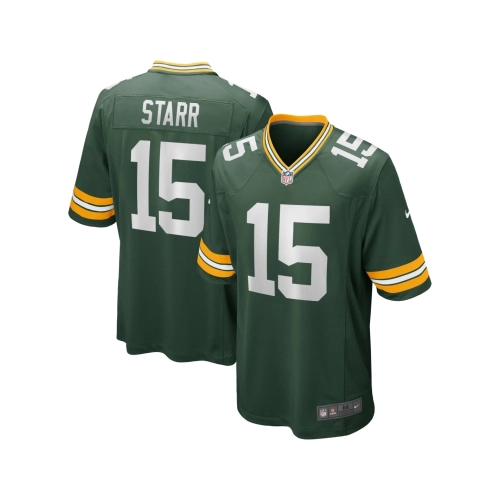 Mens Green Bay Packers Bart Starr Green Game Retired Player Jersey