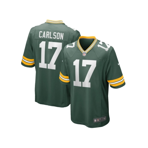 Mens Green Bay Packers Anders Carlson Green Game Jersey