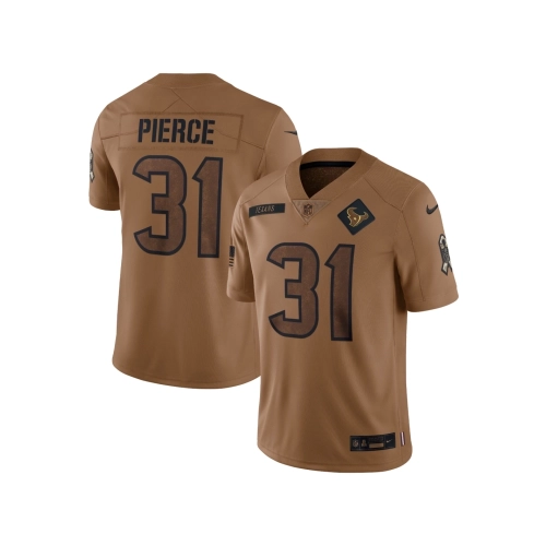 Womens Houston Texans Dameon Pierce Brown 2023 Salute To Service Limited Jersey