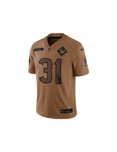 Womens Houston Texans Dameon Pierce Brown 2023 Salute To Service Limited Jersey