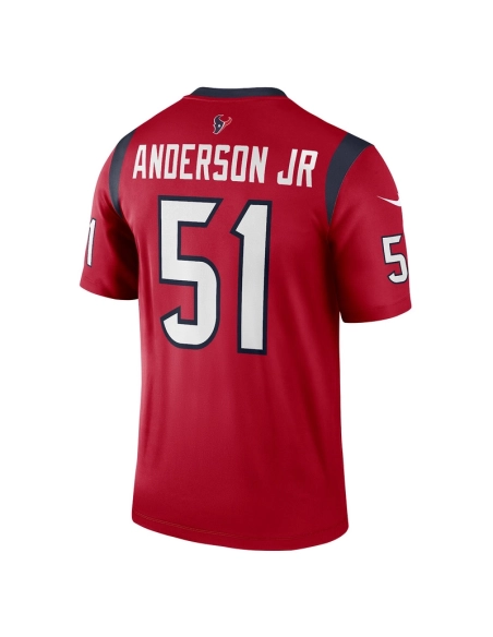 Mens Houston Texans Will Anderson Jr. Red Legend Jersey