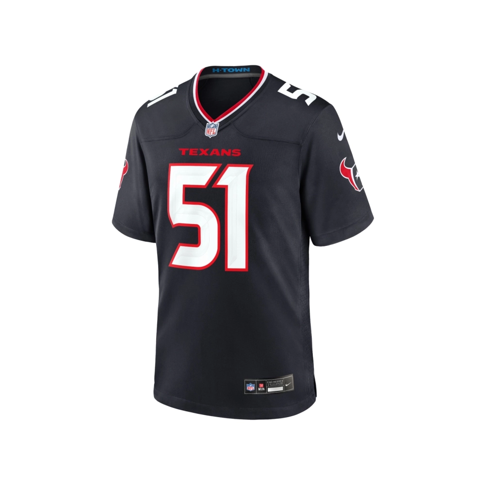 Mens Houston Texans Will Anderson Jr. Navy Game Jersey