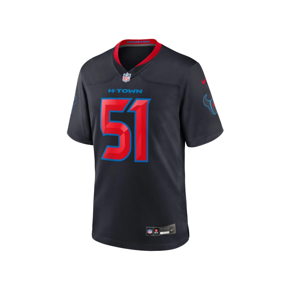 Mens Houston Texans Will Anderson Jr. Navy 2nd Alternate Game Jersey