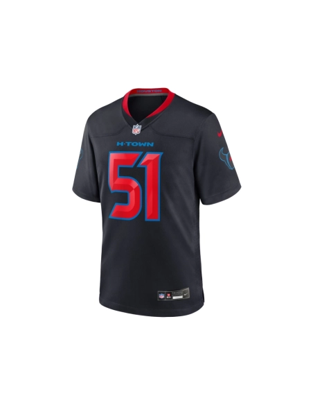 Mens Houston Texans Will Anderson Jr. Navy 2nd Alternate Game Jersey