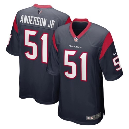 Mens Houston Texans Will Anderson Jr. Navy 2023 NFL Draft First Round Pick Game Jersey
