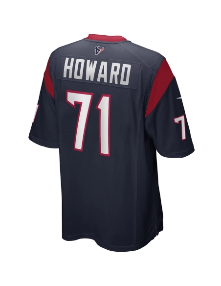 Mens Houston Texans Tytus Howard Navy Game Jersey